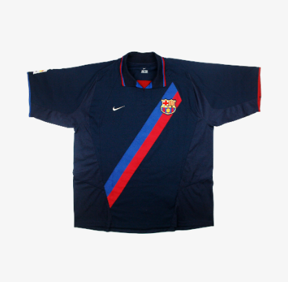🔵 FC Barcelona 2002-03 Away Shirt — 🔵🔴🔵