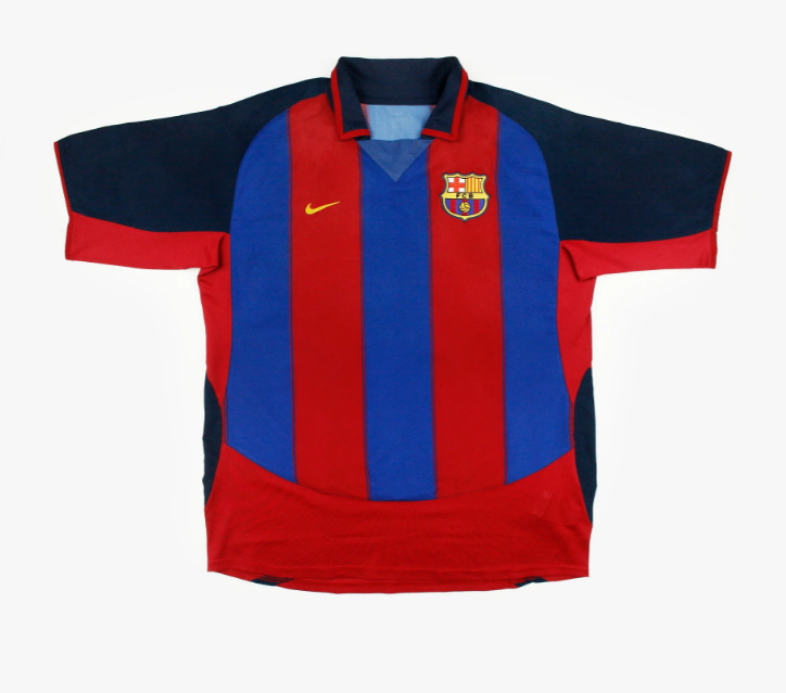 🔴🔵 FC Barcelona 2003-04 Home Shirt — 🔵🔴🔵
