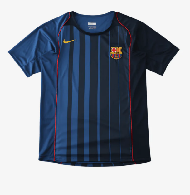 🔵 FC Barcelona 2004-05 Away Shirt — 🔵🔴