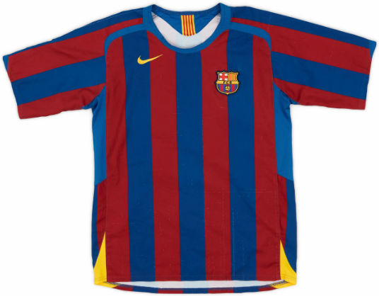 🔵🔴 FC Barcelona 2005-06 Home Shirt — 🔵🔴🔵