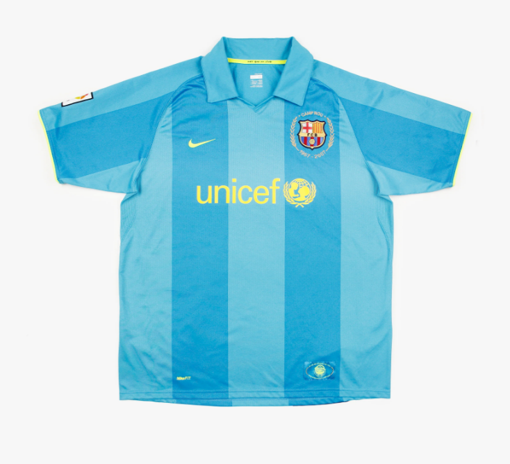 🔵 FC Barcelona 2007-08 Away Shirt — 🔵