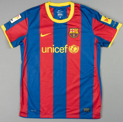 🔵🔴 FC Barcelona 2010-11 Home Shirt — 🔵🔴🟡