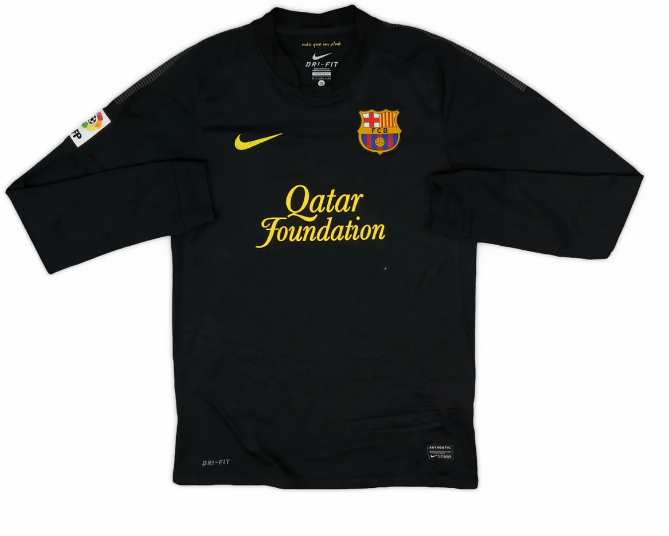 🖤 FC Barcelona 2011-12 Away Shirt — 🖤💛