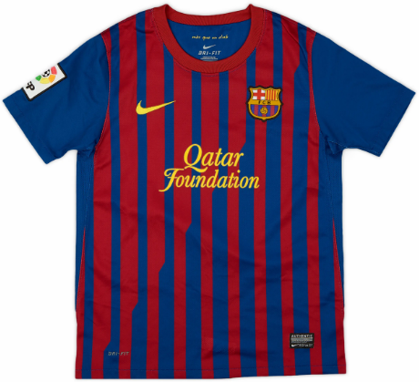 🔵🔴 FC Barcelona 2011-12 Home Shirt — 🔵🔴🟡
