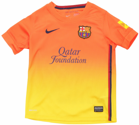 🧡💛 FC Barcelona 2012-13 Away Shirt — 🧡💛