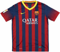 🔵🔴 FC Barcelona 2013-14 Home Shirt — 🔵🔴🟡