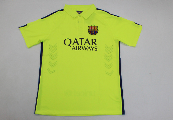 🟡 FC Barcelona 2014-15 Third Shirt — 🟡🖤