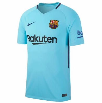 🩵 FC Barcelona 2017-18 Away Shirt — 🩵🔴🔵
