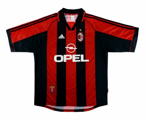 🔴⚫️ AC Milan 1998-99 Home Shirt — 🔴⚫️