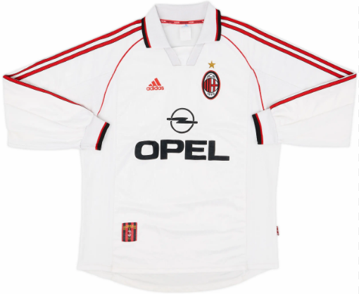🔴⚫️ AC Milan 1998-99 Away Shirt — ⚪️