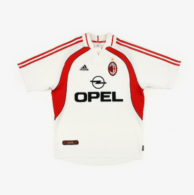 🔴⚫️ AC Milan 2000-02 Away Shirt — ⚪️