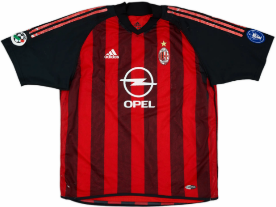 🔴⚫️ AC Milan 2002-03 Home Shirt — 🔴⚫️