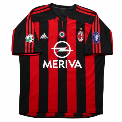 🔴⚫️ AC Milan 2003-04 Home Shirt — 🔴⚫️