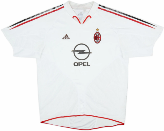 🔴⚫️ AC Milan 2004-05 Away Shirt — ⚪️
