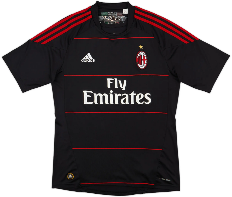 🔴⚫️ AC Milan 2010-11 Third Shirt — ⚫️