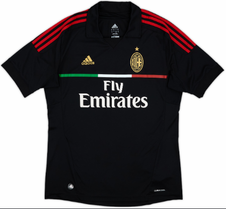 🔴⚫️ AC Milan 2011-12 Third Shirt - ⚫️