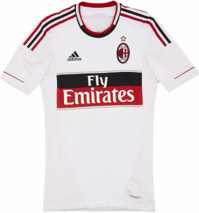 🔴⚫️ AC Milan 2012-13 Away Shirt — ⚪️