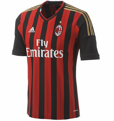 🔴⚫️ AC Milan 2013-14 Home Shirt — 🔴⚫️