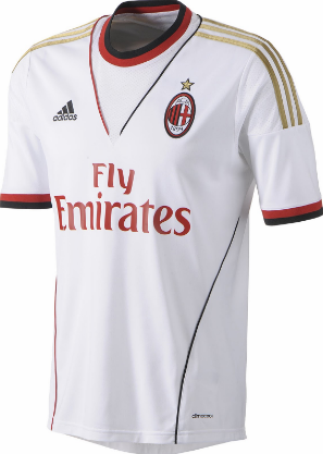 🔴⚫️ AC Milan 2013-14 Away Shirt — ⚪️