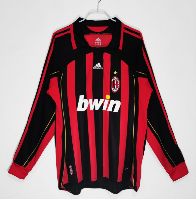 🔴⚫️ AC Milan 2006-07 Home Shirt (Long Sleeve) — 🔴⚫️