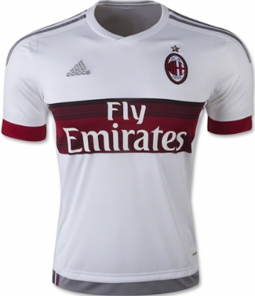 🔴⚫️ AC Milan 2015-16 Away Shirt — ⚪️