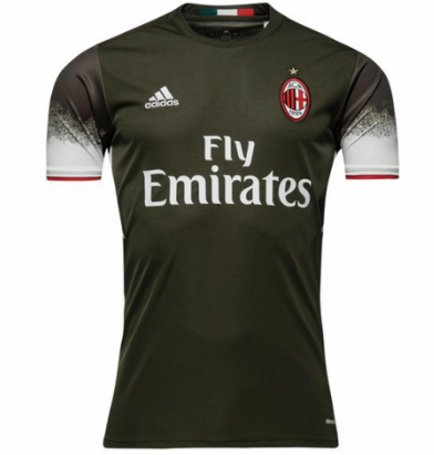 🔴⚫️ AC Milan 2016-17 Third Shirt — 🫒