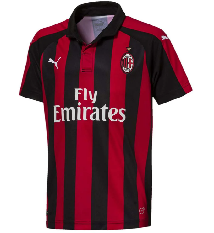 🔴⚫️ AC Milan 2018-19 Home Shirt — 🔴⚫️
