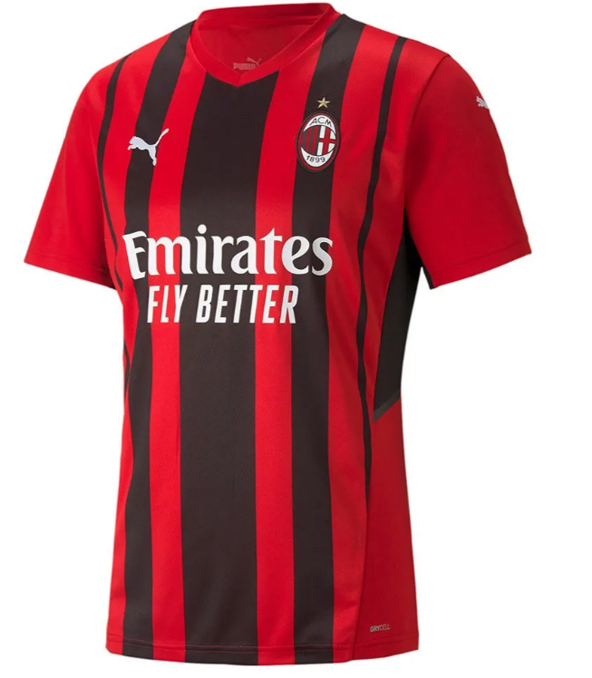 🔴⚫️ AC Milan 2021-22 Home Shirt — 🔴⚫️