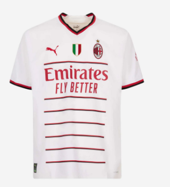 🔴⚫️ AC Milan 2022-23 Away Shirt — ⚪️🔴