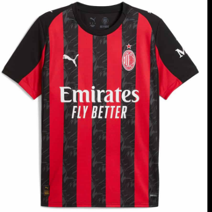 🔴⚫️ AC Milan 2025-26 Home Shirt — 🔴⚫️