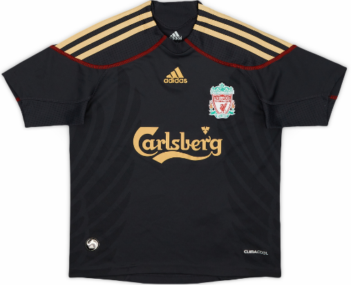 🌑🟡 Liverpool 2009-10 Away Shirt — 🌑