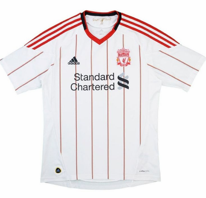 ⚪️🔴 Liverpool 2010-11 Away Shirt — ⚪️