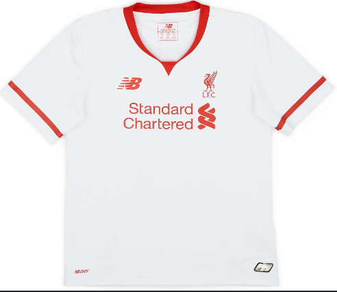 ⚪️🔴 Liverpool 2015-16 Away Shirt — ⚪️