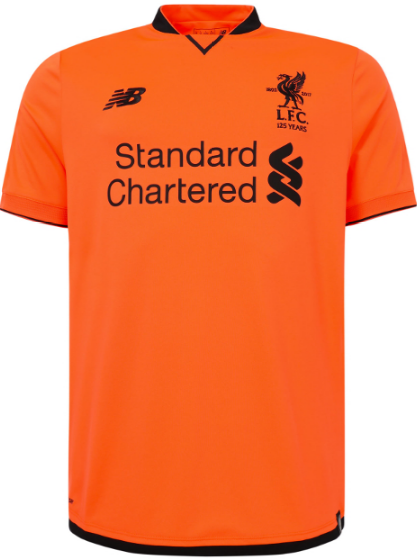 🧡🖤 Liverpool 2017-18 Third Shirt — 🧡
