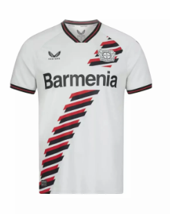 ⚫⚪ Bayer Leverkusen 2023-24 Away Kit — ⚪