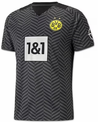 ⚫ Borussia Dortmund 2021-22 Away Kit — ⚫
