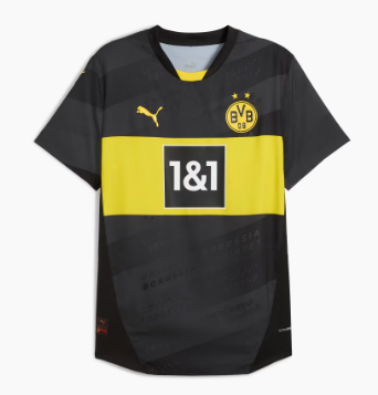 ⚫🟡 Borussia Dortmund 2024-25 Away Kit — ⚫