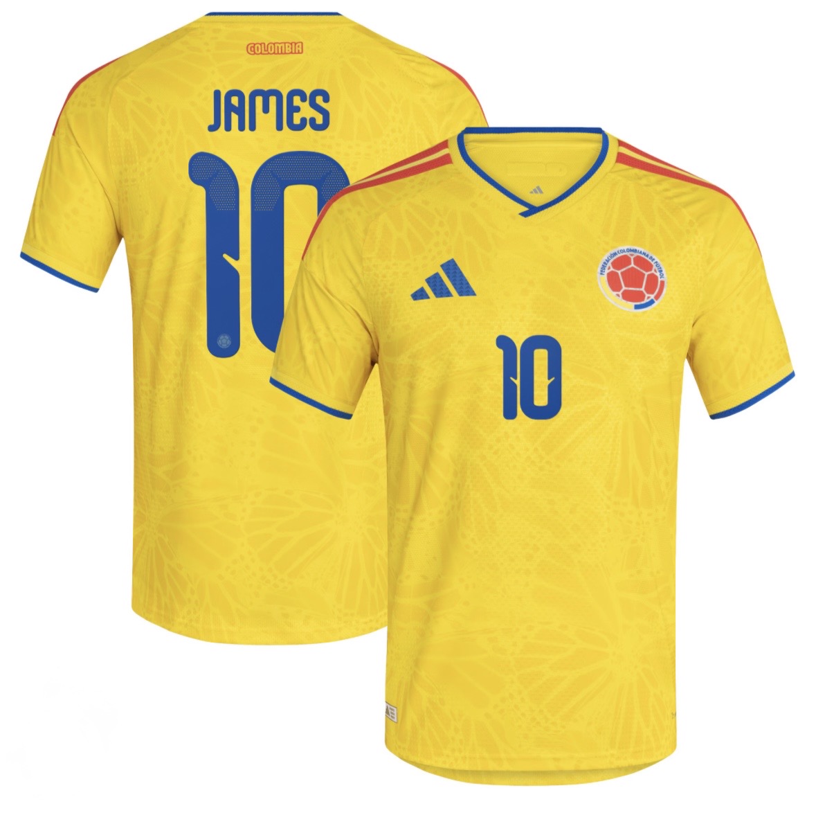 Colombia 2026 Home Jersey – James Rodríguez player version  🇨🇴✨