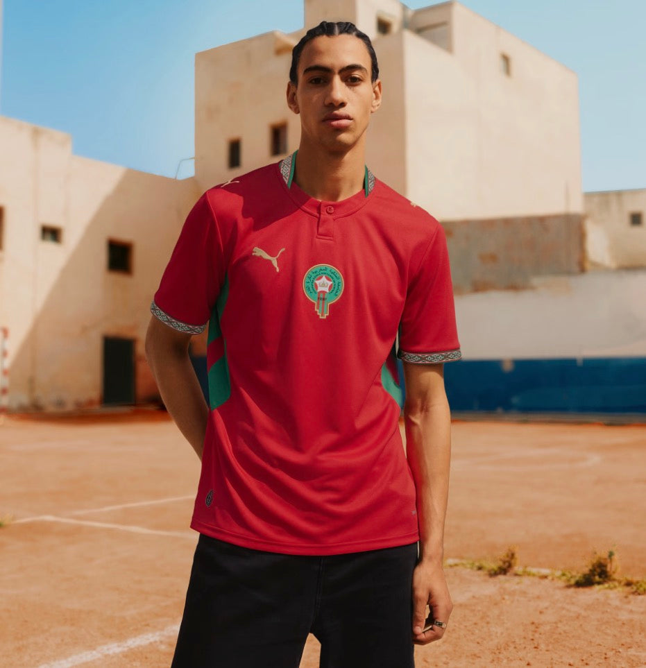 Morocco 2026 Home Jersey – Fan Version 🇲🇦❤️