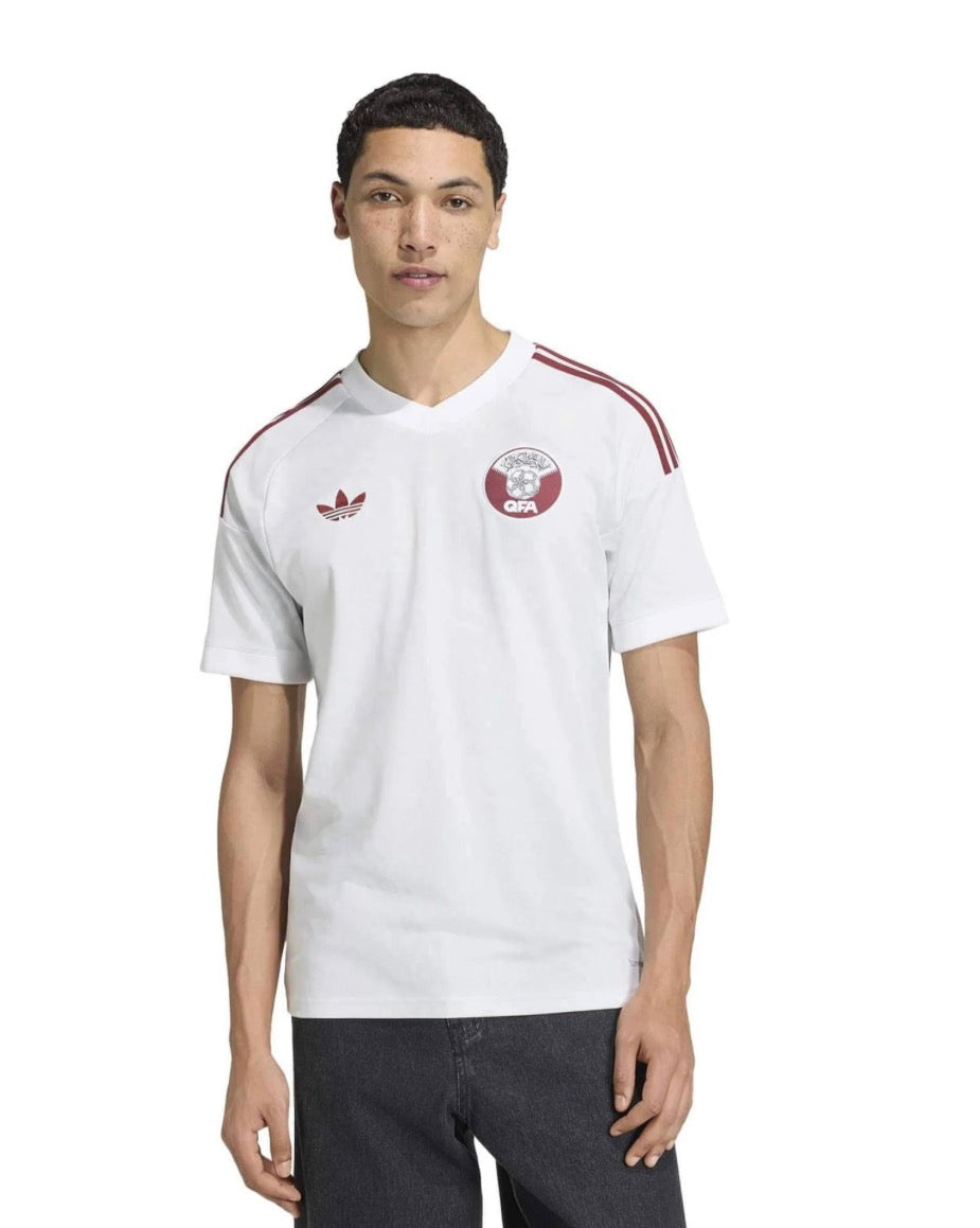 Qatar 2026 Away Jersey – Fan Version 🇶🇦🤍