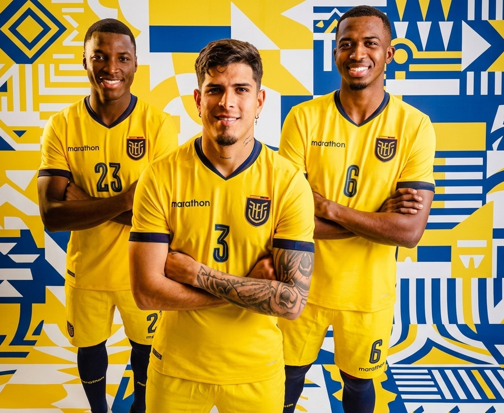 Ecuador 2026 Home Jersey – Fan Version 🇪🇨💛