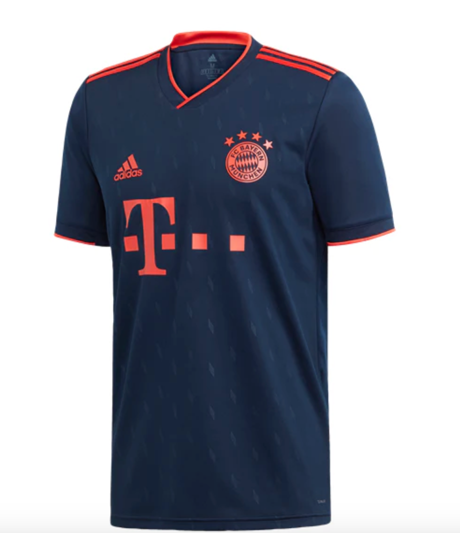 2019/20 Bayern Munich Away Jersey – Midnight Navy Graphic Kit