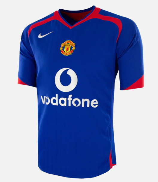 🔵 Manchester United 2005/06 Away Jersey ⚪