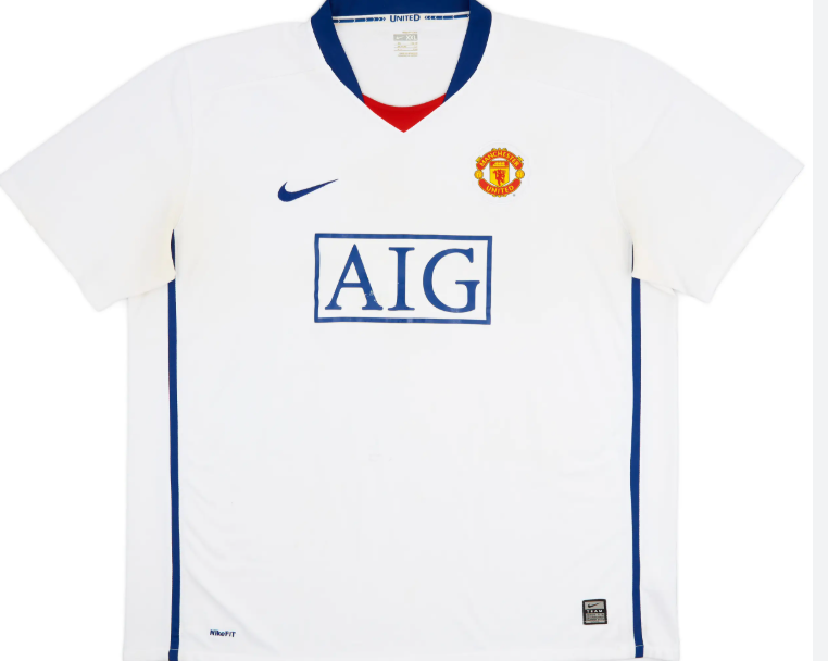 🔵 Manchester United 2008/09 Away Jersey ⚪