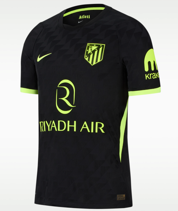 🖤⚡ Atlético Madrid 2026/27 Away Jersey ⚡🖤